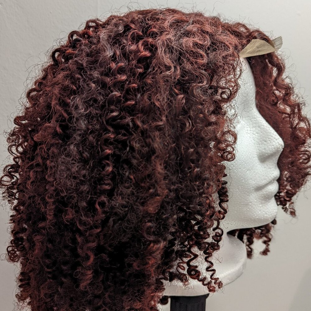 Human Hair Bend curly wig